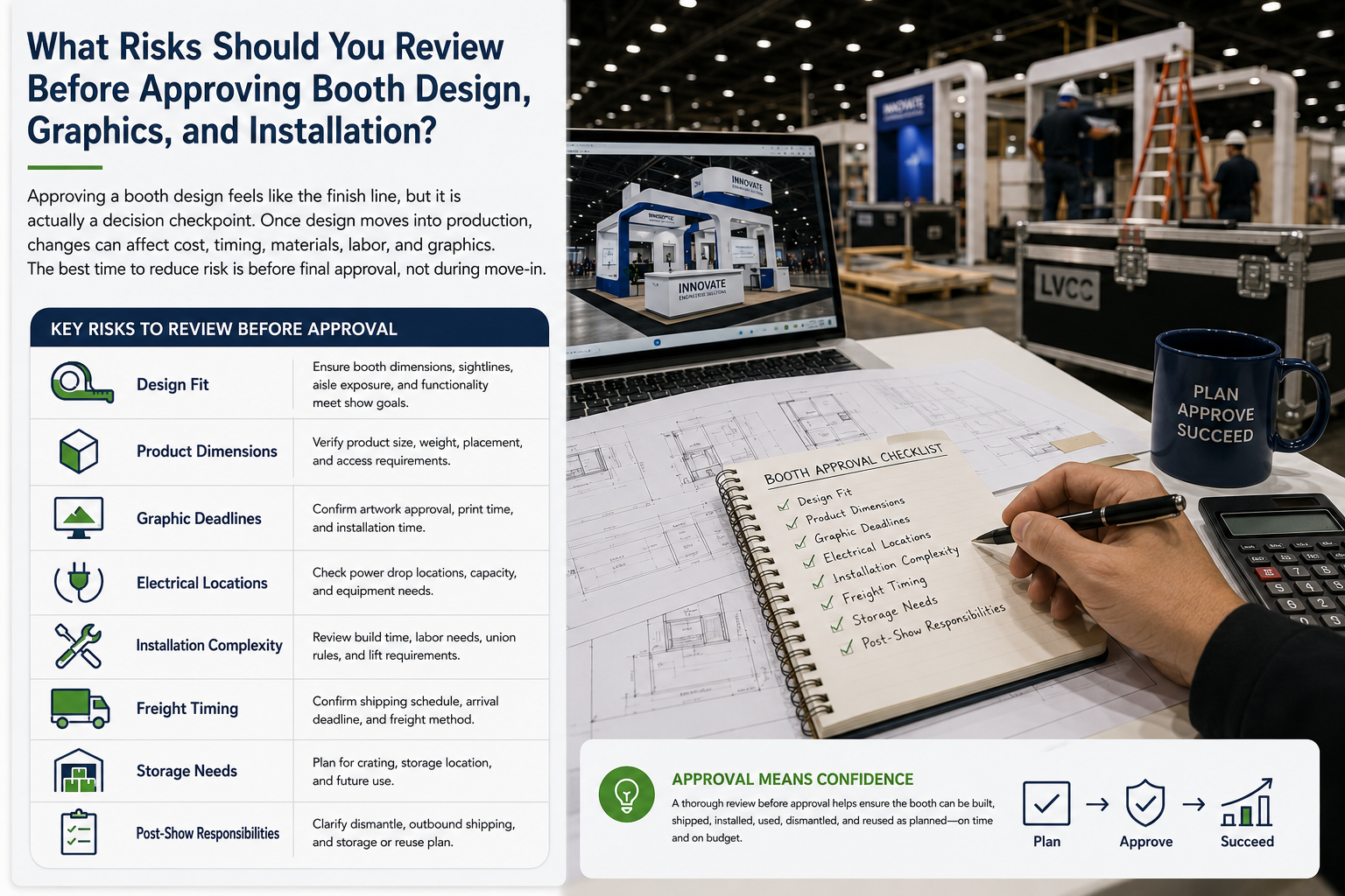 Las Vegas Convention Center booth planning risk review before booth approval